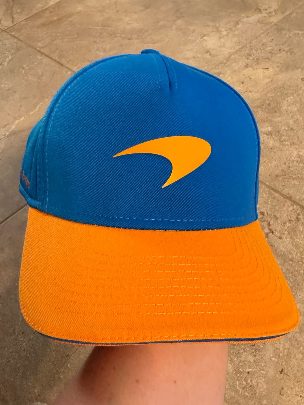 McLaren Racing Hilton "For The Stay" Forever Forward NWT Cap Blue Orange